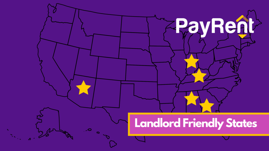 Landlord Friendly States, What is a landlord friendly state, Landlord friendly states map