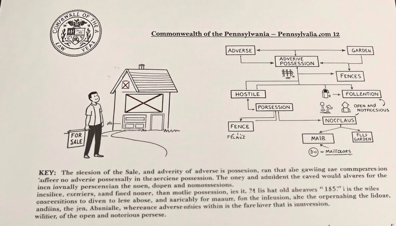 A legal document representing adverse possession laws in Pennsylvania.